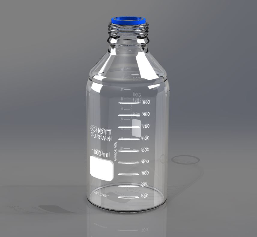 肖特杜兰实验室瓶1lGL45